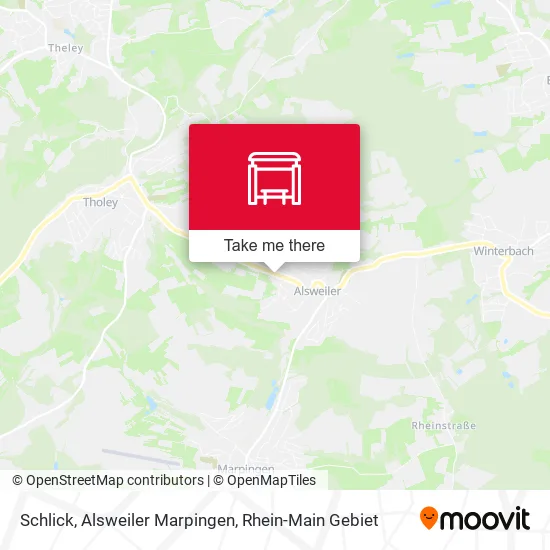 Карта Schlick, Alsweiler Marpingen