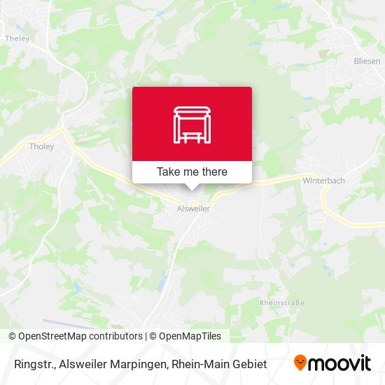 Карта Ringstr., Alsweiler Marpingen