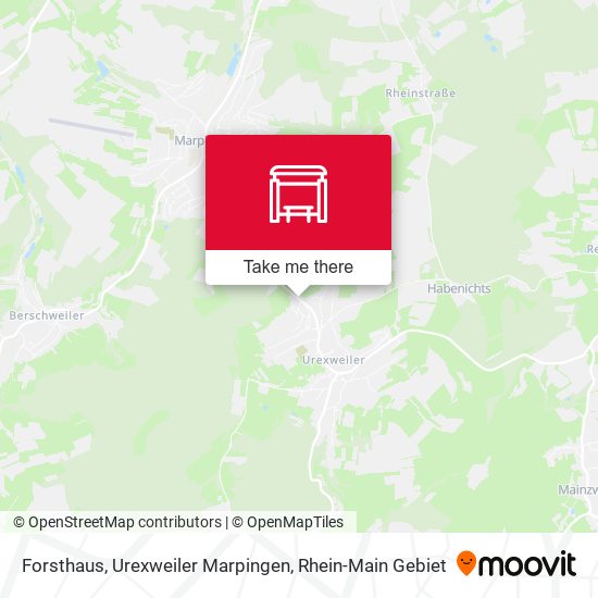 Forsthaus, Urexweiler Marpingen map