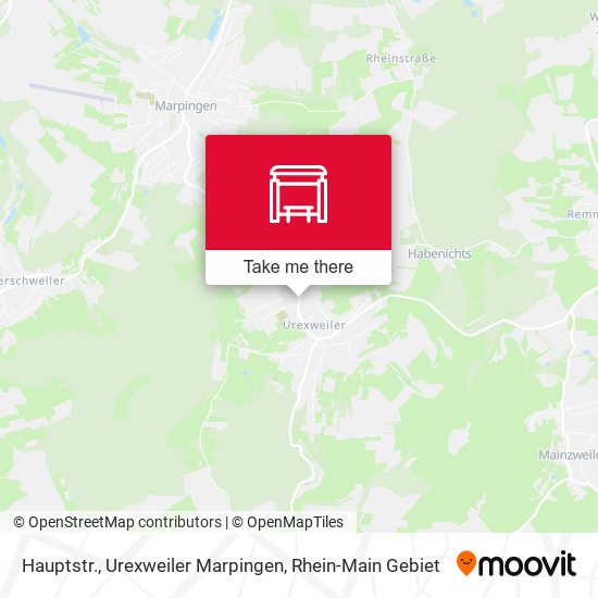 Карта Hauptstr., Urexweiler Marpingen