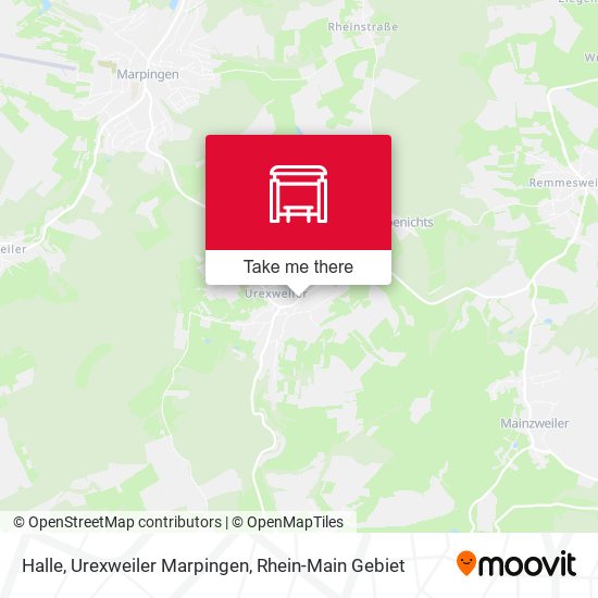 Halle, Urexweiler Marpingen map