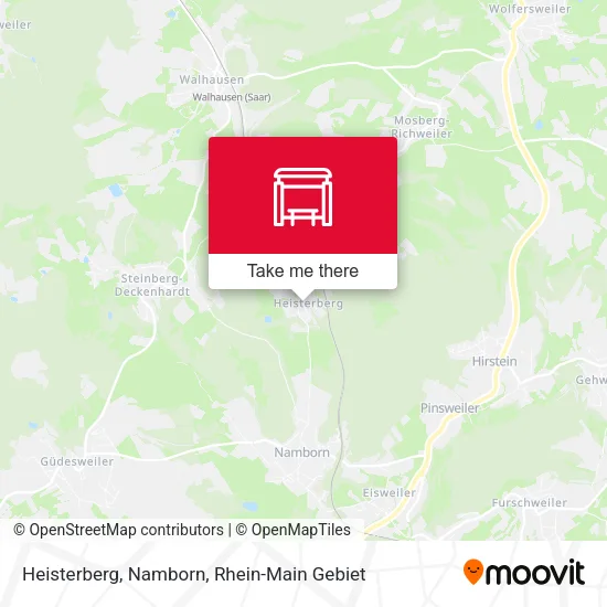 Карта Heisterberg, Namborn