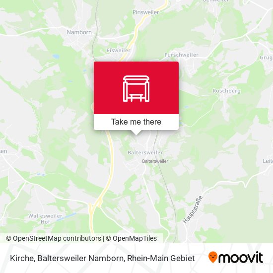 Kirche, Baltersweiler Namborn map
