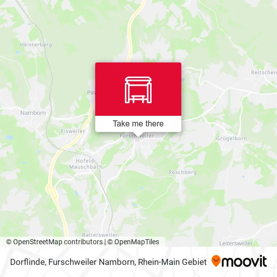 Карта Dorflinde, Furschweiler Namborn