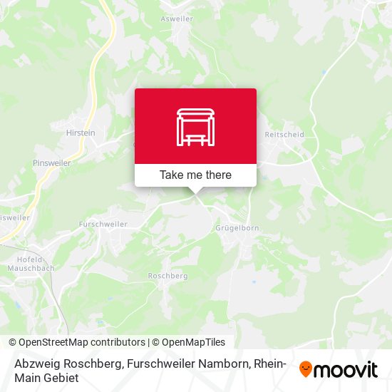 Abzweig Roschberg, Furschweiler Namborn map