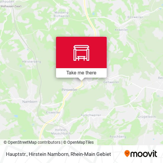 Hauptstr., Hirstein Namborn map
