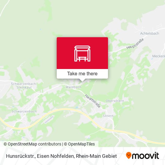 Hunsrückstr., Eisen Nohfelden map