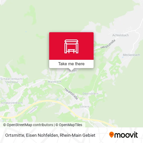 Карта Ortsmitte, Eisen Nohfelden