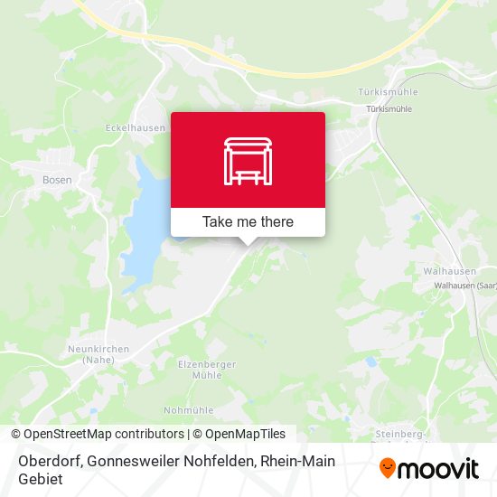 Oberdorf, Gonnesweiler Nohfelden map