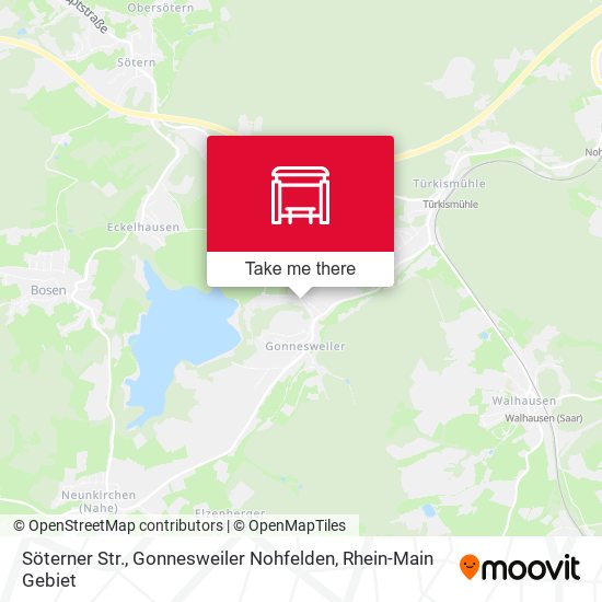 Карта Söterner Str., Gonnesweiler Nohfelden