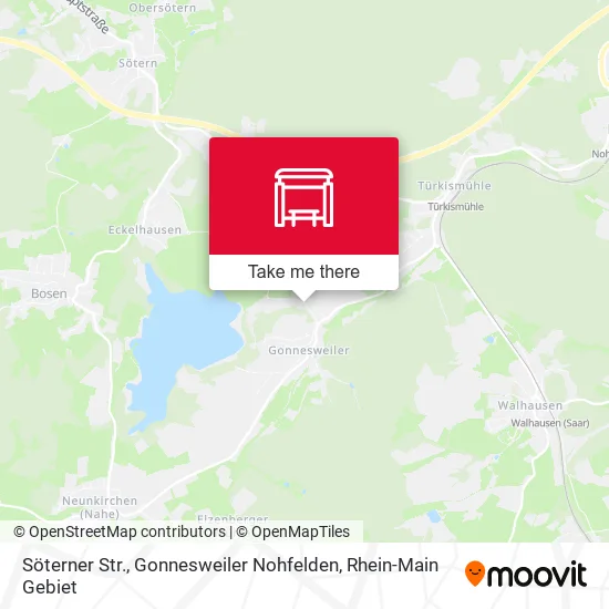 Карта Söterner Str., Gonnesweiler Nohfelden