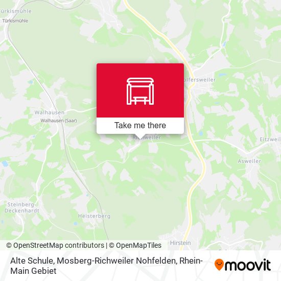 Alte Schule, Mosberg-Richweiler Nohfelden map