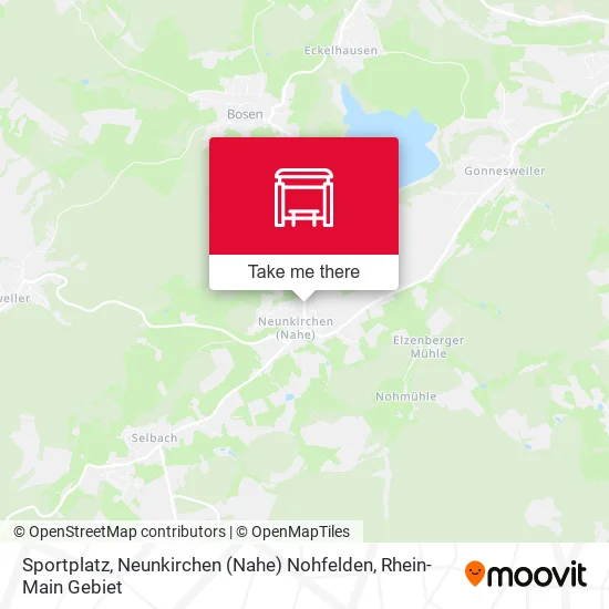 Карта Sportplatz, Neunkirchen (Nahe) Nohfelden