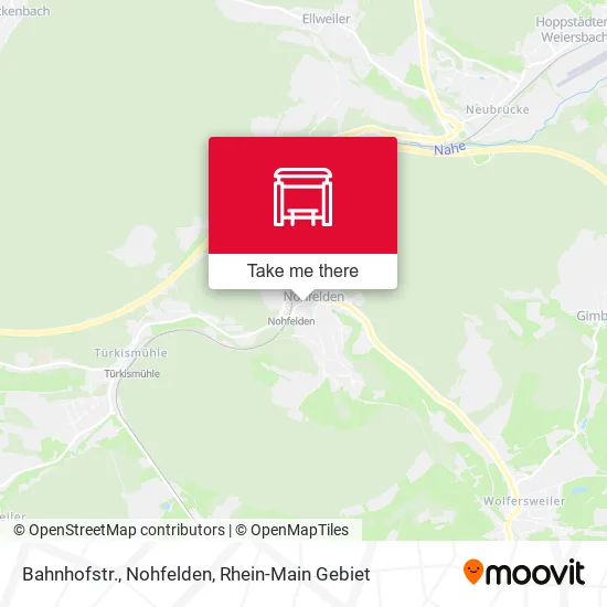 Карта Bahnhofstr., Nohfelden
