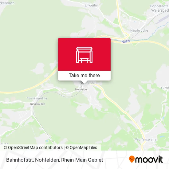 Карта Bahnhofstr., Nohfelden