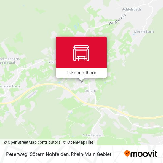Peterweg, Sötern Nohfelden map