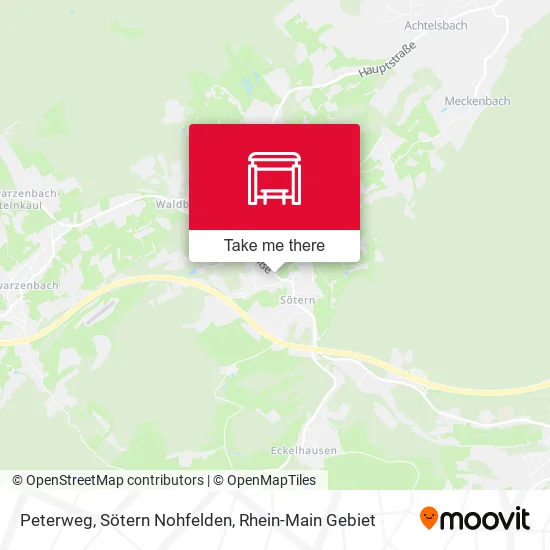 Карта Peterweg, Sötern Nohfelden