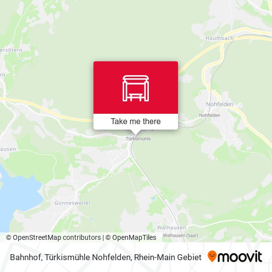 Bahnhof, Türkismühle Nohfelden map