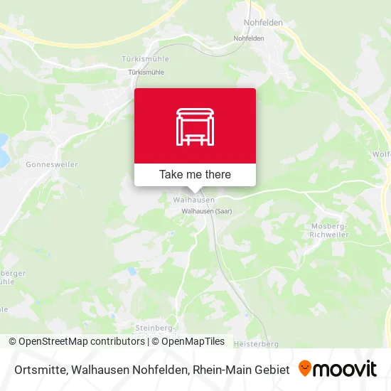 Карта Ortsmitte, Walhausen Nohfelden