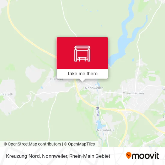 Карта Kreuzung Nord, Nonnweiler