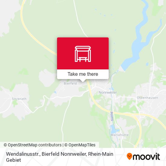 Карта Wendalinusstr., Bierfeld Nonnweiler