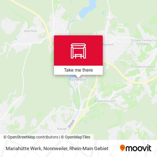 Mariahütte Werk, Nonnweiler map