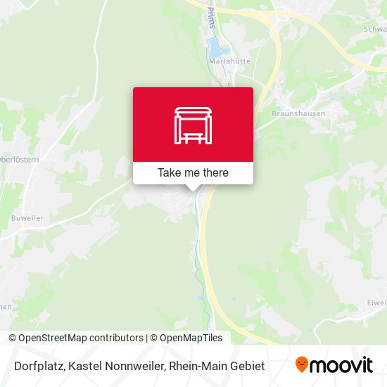 Dorfplatz, Kastel Nonnweiler map