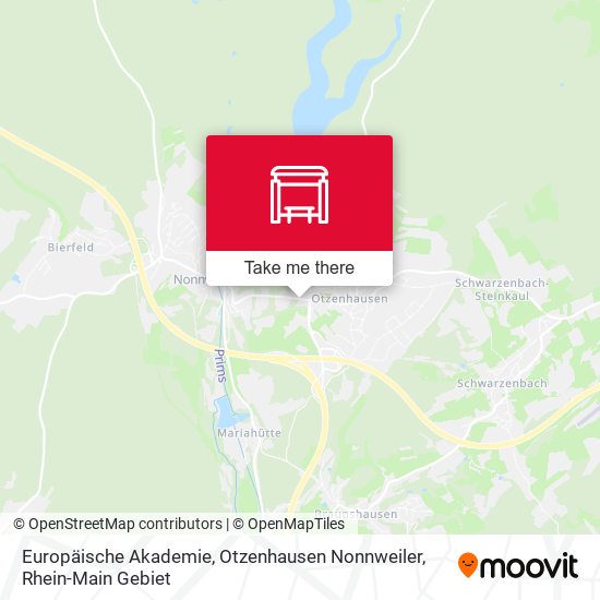 Europäische Akademie, Otzenhausen Nonnweiler map