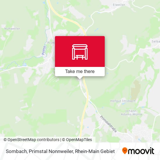 Sombach, Primstal Nonnweiler map