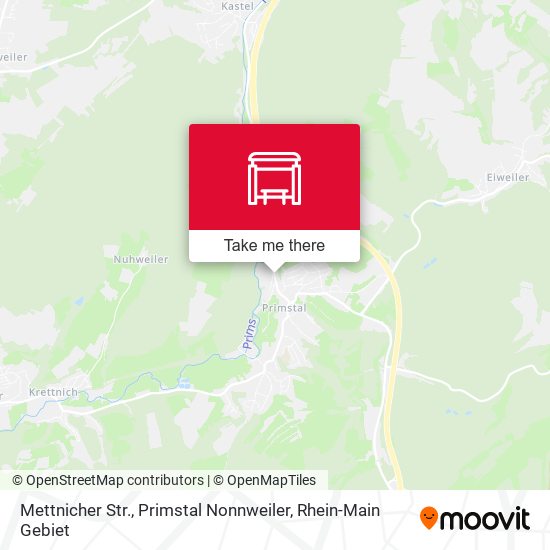 Mettnicher Str., Primstal Nonnweiler map