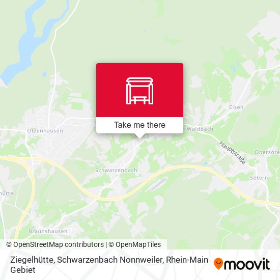 Ziegelhütte, Schwarzenbach Nonnweiler map