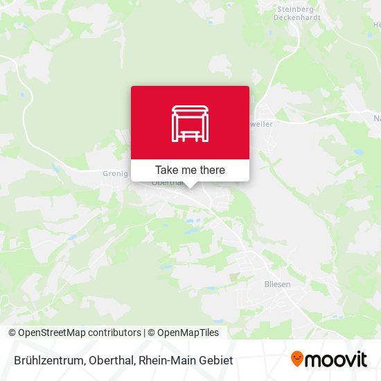 Brühlzentrum, Oberthal map
