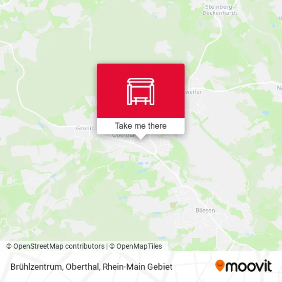 Карта Brühlzentrum, Oberthal