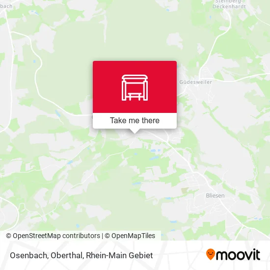 Карта Osenbach, Oberthal