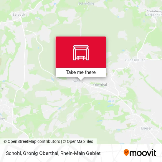 Карта Schohl, Gronig Oberthal