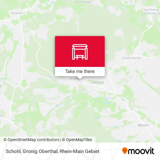 Карта Schohl, Gronig Oberthal