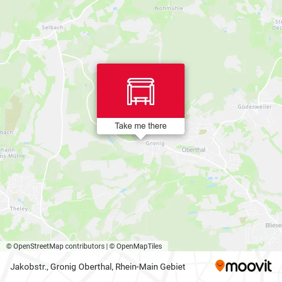 Карта Jakobstr., Gronig Oberthal