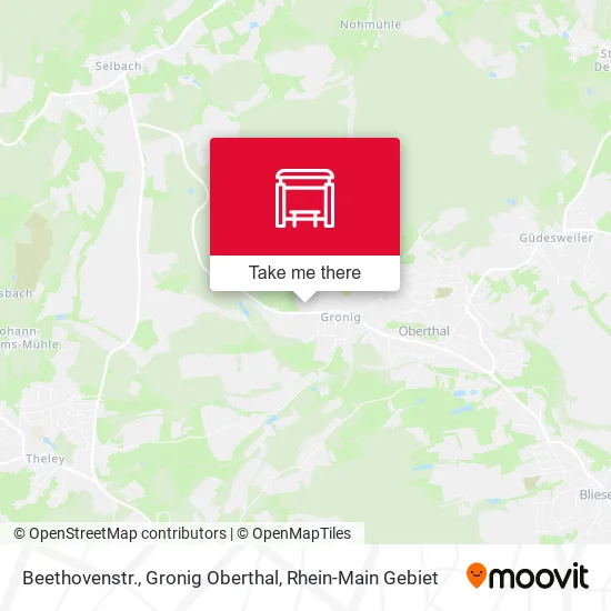 Карта Beethovenstr., Gronig Oberthal