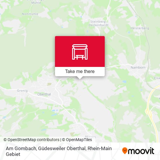 Am Gombach, Güdesweiler Oberthal map