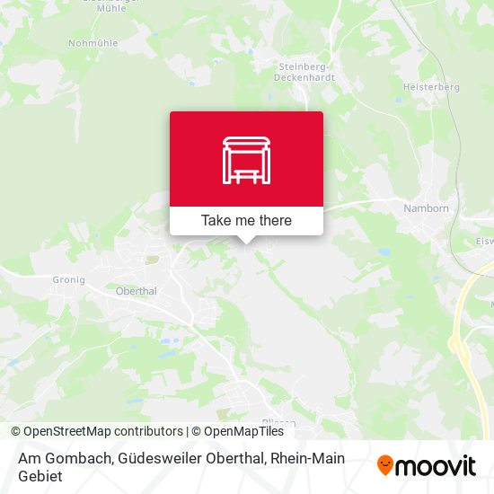 Am Gombach, Güdesweiler Oberthal map