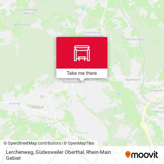Lerchenweg, Güdesweiler Oberthal map