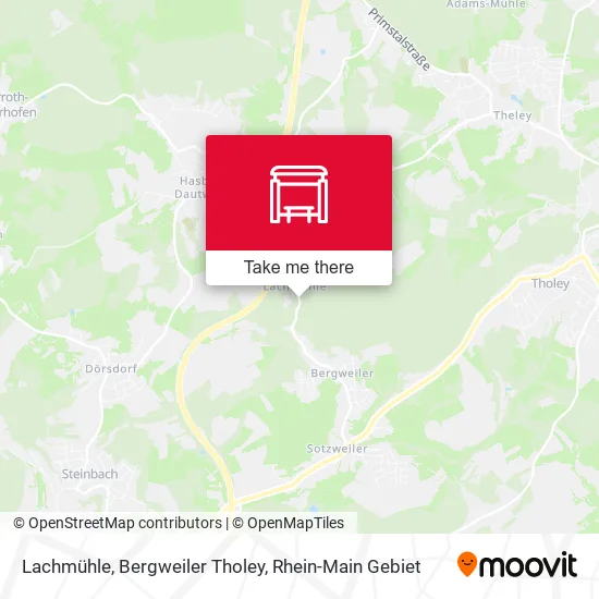 Карта Lachmühle, Bergweiler Tholey