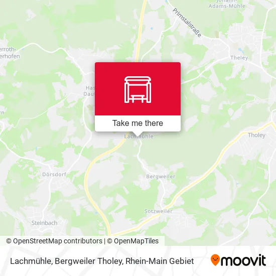 Карта Lachmühle, Bergweiler Tholey