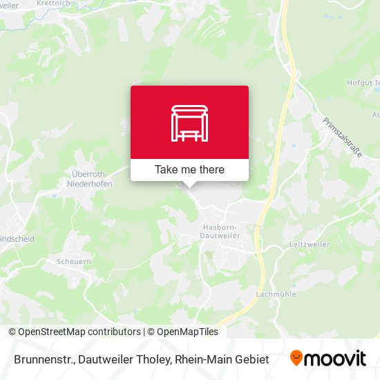Карта Brunnenstr., Dautweiler Tholey