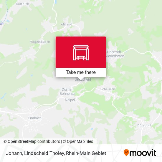 Johann, Lindscheid Tholey map