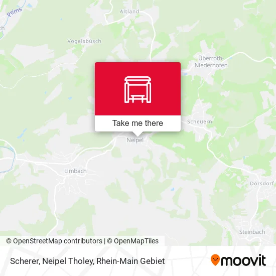 Scherer, Neipel Tholey map