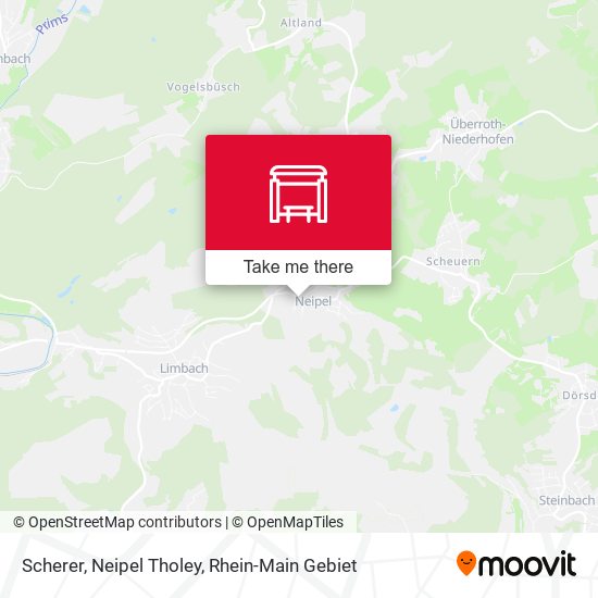 Карта Scherer, Neipel Tholey
