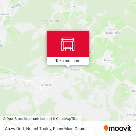 Карта Abzw Dorf, Neipel Tholey