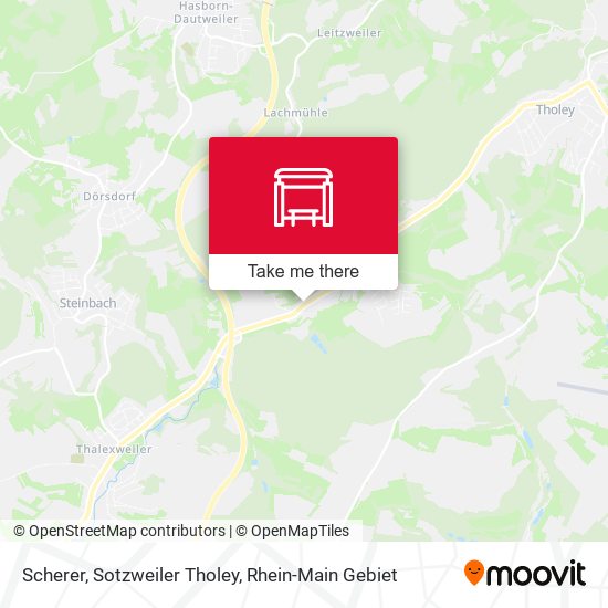Карта Scherer, Sotzweiler Tholey