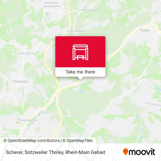 Scherer, Sotzweiler Tholey map